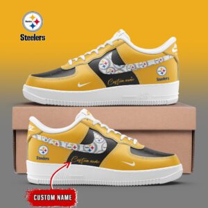 Pittsburgh Steelers NFL Personalized Air Force 1 Sneakers AFS1168