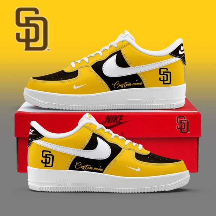 San Diego Padres MLB Air Force Sneakers AF1 Limited Shoes AFS1137