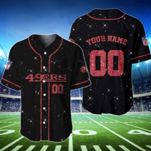 San Francisco 49Ers NFL Baseball Jersey Shirt 2024 Custom Name BTL1075