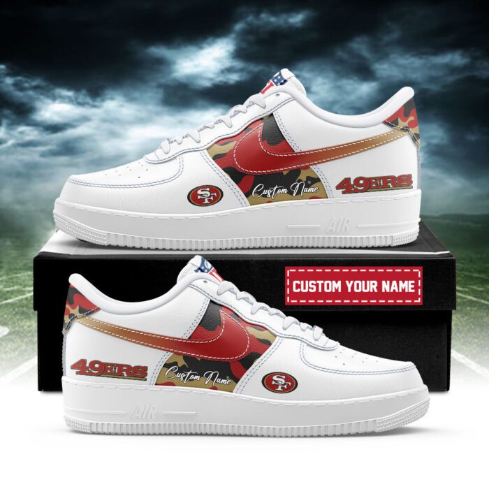 San Francisco 49ers NFL Air Force 1 Sneakers AF1 Trending Shoes For Fans AFS1200