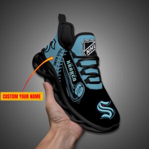 Seattle Kraken NHL 2024 Max Soul Shoes Custom Name Gift For Fans MSW1242