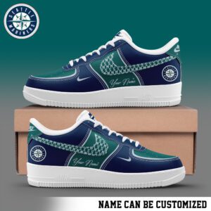 Seattle Mariners Air Force 1 Low MLB Sneakers AFS1093