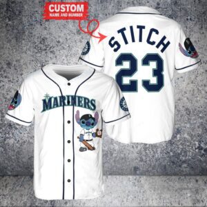 Seattle Mariners Custom MLB Stitch Baseball Jersey BTL1233