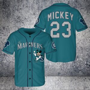 Seattle Mariners Custom Mickey Baseball Jersey BTL1153