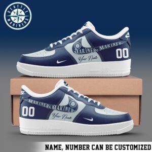 Seattle Mariners MLB Personalized AF1 Shoes AFS1117