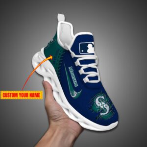 Seattle Mariners MLB Personalized Max Soul Shoes MSW1210