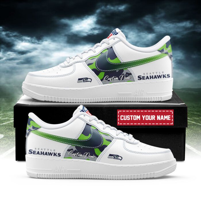 Seattle Seahawks NFL Air Force 1 Sneakers AF1 Trending Shoes For Fans AFS1194