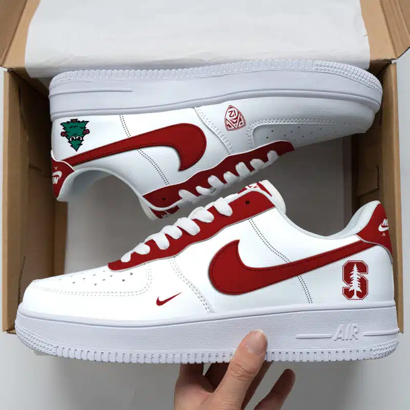 Stanford Cardinal NCAA Air Force Sneakers AF1 Limited Shoes AFS1023