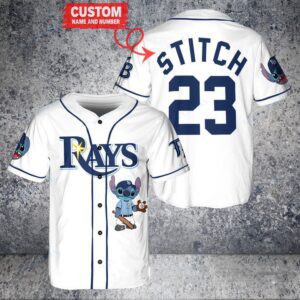 Tampa Bay Rays Custom MLB Stitch Baseball Jersey BTL1235