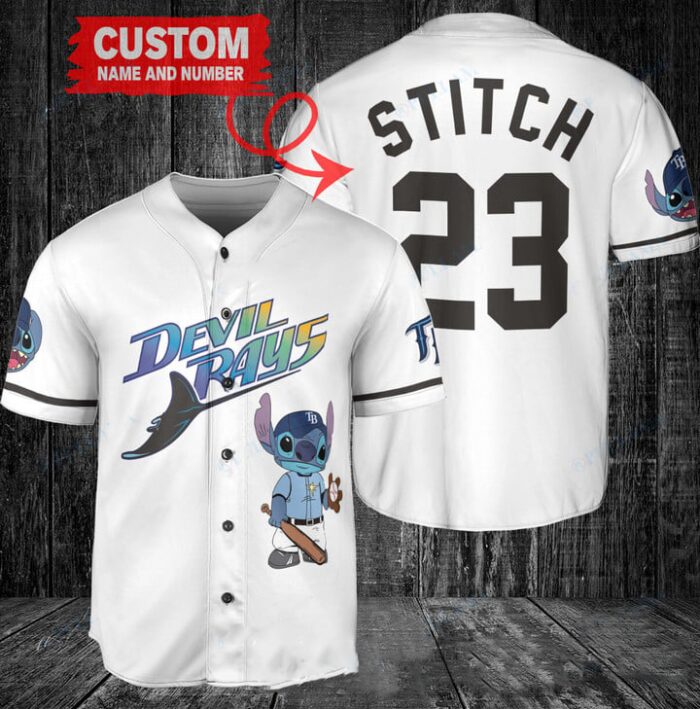 Tampa Bay Rays Custom MLB Stitch Baseball Jersey BTL1237
