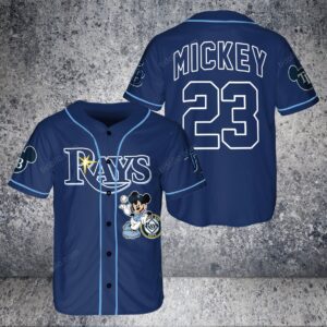 Tampa Bay Rays Custom Mickey Baseball Jersey BTL1158