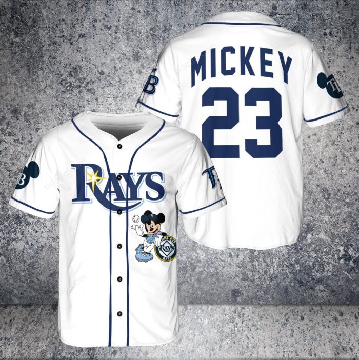 Tampa Bay Rays Custom Mickey Baseball Jersey BTL1159