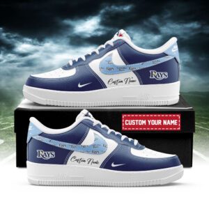 Tampa Bay Rays MLB AF1 Sneakers Custom Name for Fans AFS1231