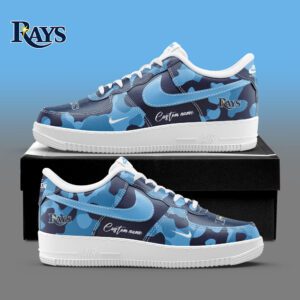 Tampa Bay Rays MLB Camo Personalized AF1 Shoes AFS1257