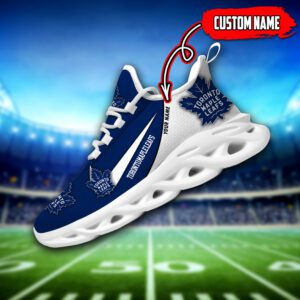 Toronto Maple Leafs Custom Name NHL Max Soul Shoes MSW1092