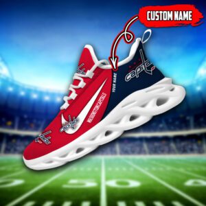 Washington Capitals Custom Name NHL Max Soul Shoes MSW1096
