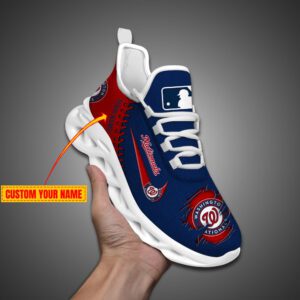 Washington Nationals MLB Personalized Max Soul Shoes MSW1217