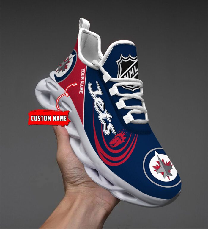 Winnipeg Jets NHL 2024 Personalized Max Soul Shoes Collection MSW1057