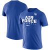 Air Force Falcons Baseball Legend Slim Fit Performance T-Shirt - Royal