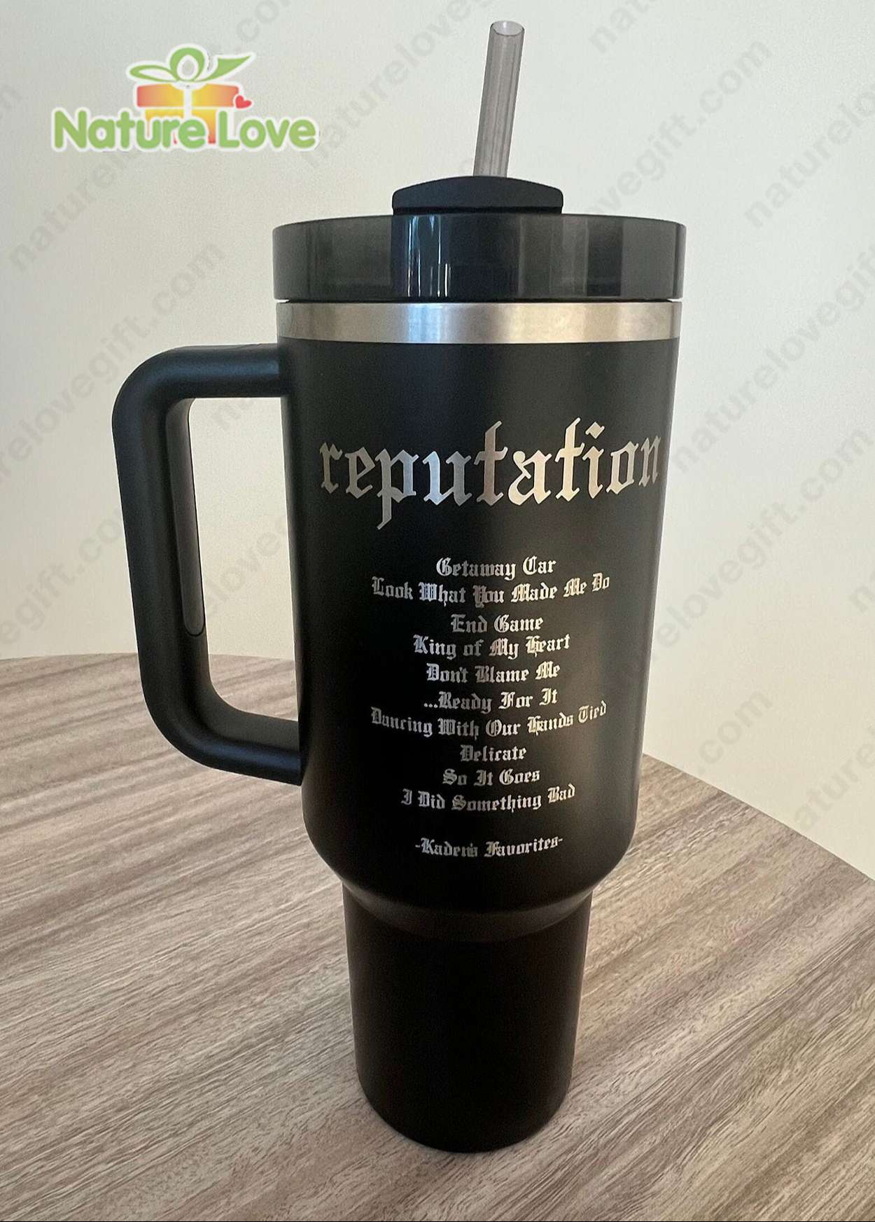 Album Engraved Taylor Swift Music Custom Stanley Quencher 40oz ...