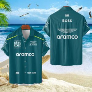 Aston Martin Cognizant F1 Team  Hawaii Shirt Summer Shirt