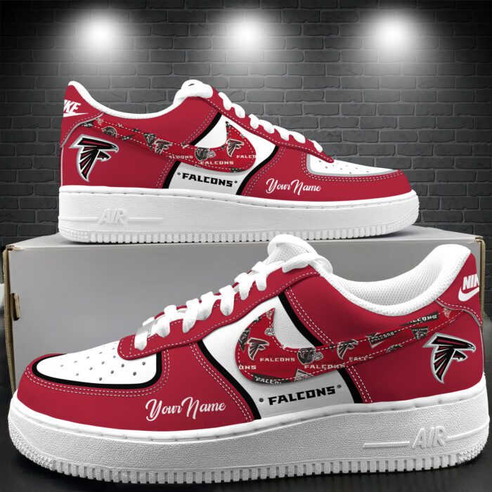 Atlanta Falcons Personalized Air Force 1 Shoes AF1 Limited Sneakers Custom Name WAF10300