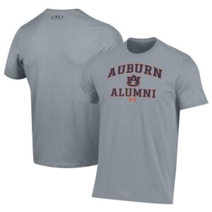 Auburn Tigers Under Armour Alumni Performance T-Shirt - Gray