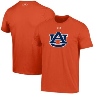 Auburn Tigers Under Armour School Logo Performance Cotton T-Shirt - Orange