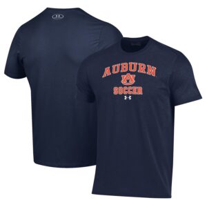 Auburn Tigers Under Armour Soccer Arch Over Performance T-Shirt - Navy