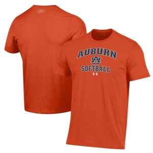 Auburn Tigers Under Armour Softball Performance T-Shirt - Orange