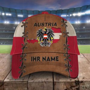 Austria National Football Team Classic Cap Summer Hat For Euro 2024