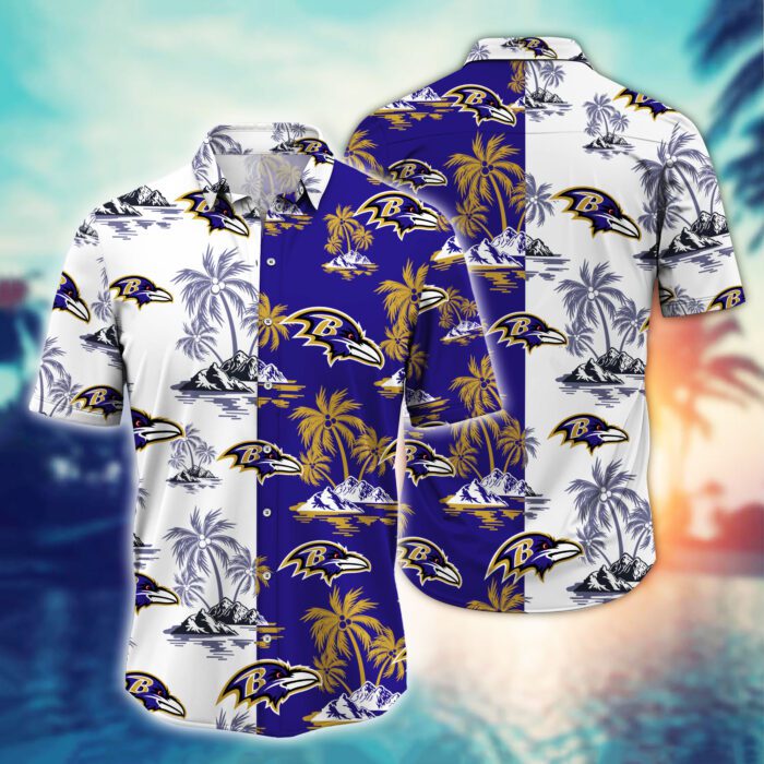 Baltimore Ravens NFL Hawaiian Shirt Summer Shirt Perfect Gift HSW1177