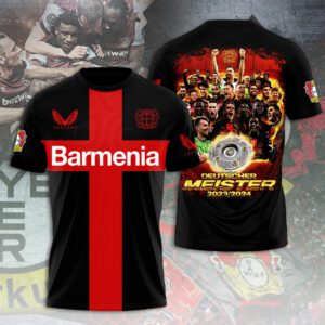 Bayer Leverkusen 3D Champion 2024 Unisex Shirt For Fans TSM1047