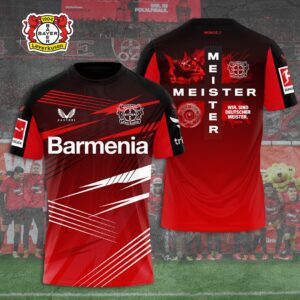 Bayer Leverkusen 3D Champion 2024 Unisex Shirt For Fans TSM1054