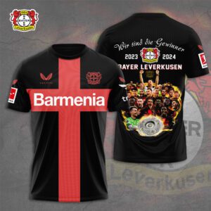 Bayer Leverkusen 3D Champion 2024 Unisex Shirt For Fans TSM1058