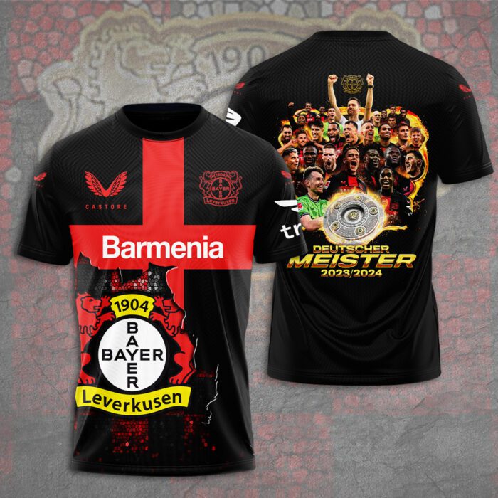 Bayer Leverkusen 3D Champion 2024 Unisex Shirt For Fans TSM1063