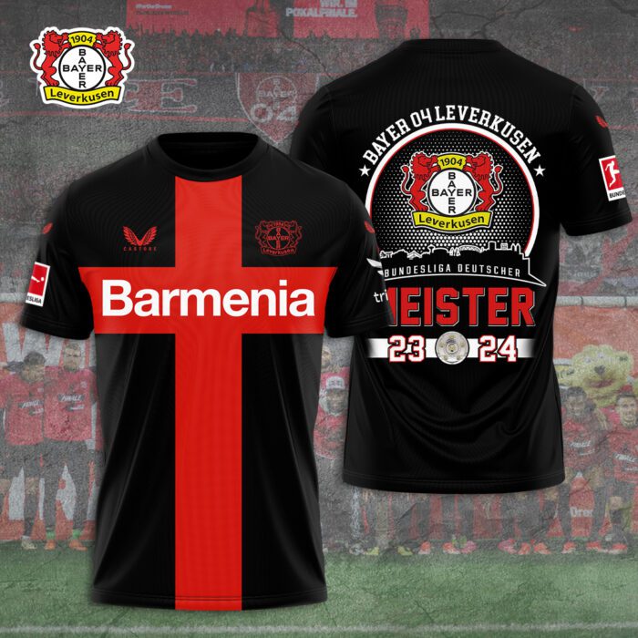 Bayer Leverkusen 3D Champion 2024 Unisex Shirt For Fans TSM1065