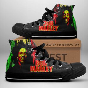 Bob Marley High Top Canvas Shoes  GHT1056