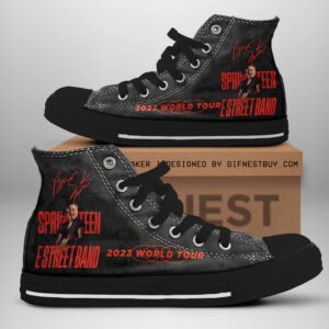 Bruce Springsteen High Top Canvas Shoes  GHT1168