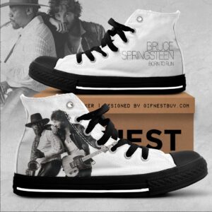 Bruce Springsteen High Top Canvas Shoes  GHT1179