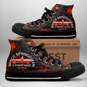 Bruce Springsteen High Top Canvas Shoes  GHT1180