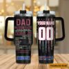 Buffalo Bills NFL Best Dad Ever Personalized Stanley Tumbler 40Oz