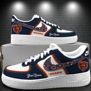 Chicago Bears Personalized Air Force 1 Shoes AF1 Limited Sneakers Custom Name WAF10303