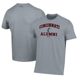 Cincinnati Bearcats Under Armour Alumni Performance T-Shirt - Gray