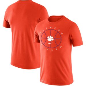 Clemson Tigers Basketball Icon Legend Performance T-Shirt - Orange