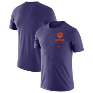 Clemson Tigers Team Practice Performance T-Shirt - Purple