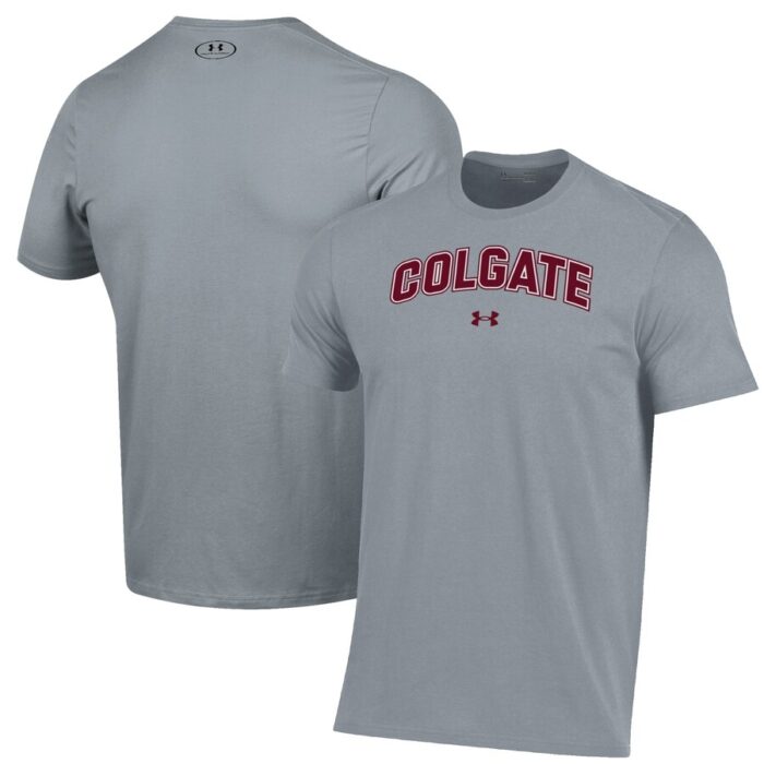 Colgate Raiders Under Armour Primary Performance T-Shirt - Gray