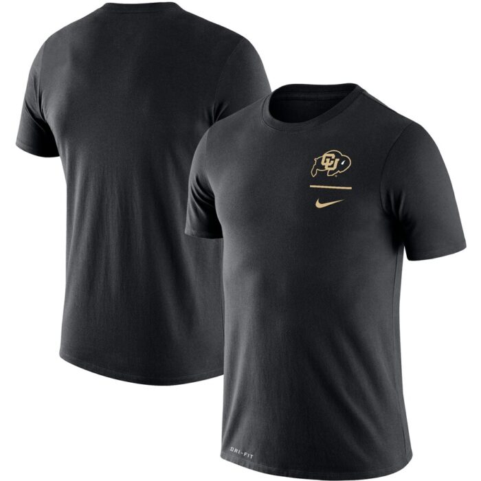 Colorado Buffaloes Logo Stack Legend Performance T-Shirt - Black