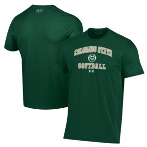 Colorado State Rams Under Armour Softball Performance T-Shirt - Green