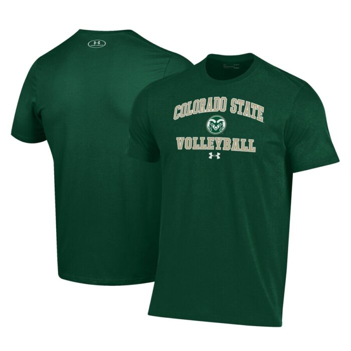 Colorado State Rams Under Armour Volleyball Arch Over Performance T-Shirt - Green